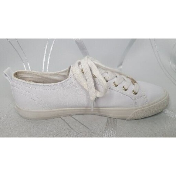 Guess Womens Size 8 1/2 WGTurners R White Casual Lace Up Sneakers Shoes RARE - Picture 4 of 11